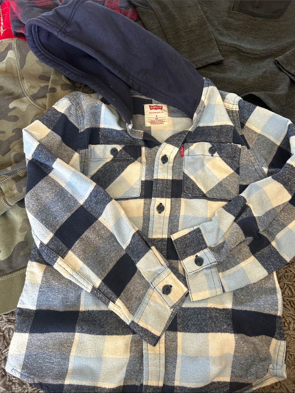 Boy Sweater, Hoodie, and Jacket Bundle Haul Sizes 6/7 - Picture 4 of 16